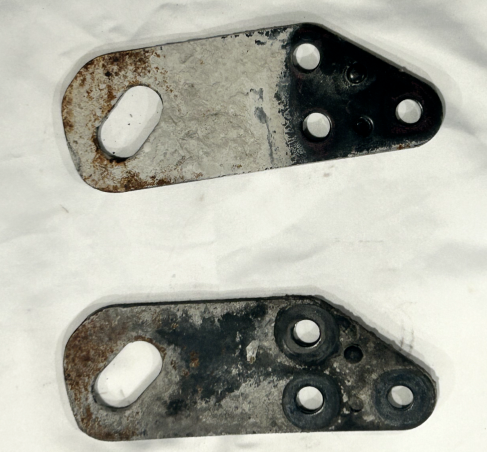 92-95 96-00 Honda Civic Front Left & Right Lower Tow Hook W/ Bolts
