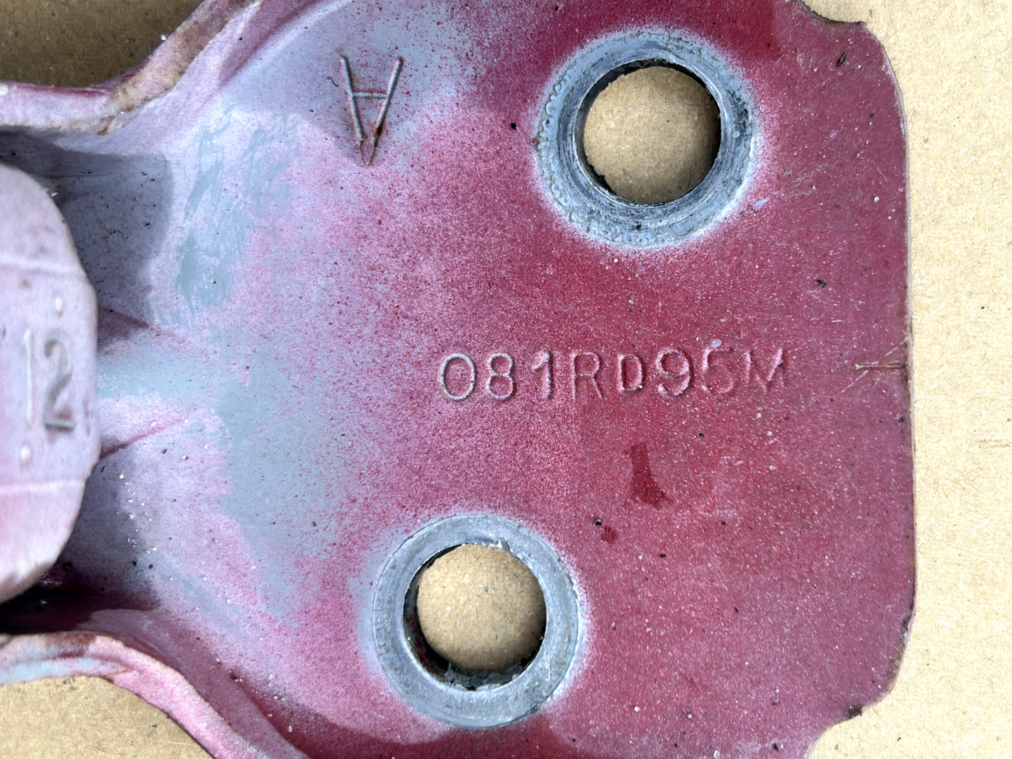 92-95 HONDA CIVIC FRONT RIGHT/LEFT - UPPER/LOWER DOOR HINGES PAIR OEM