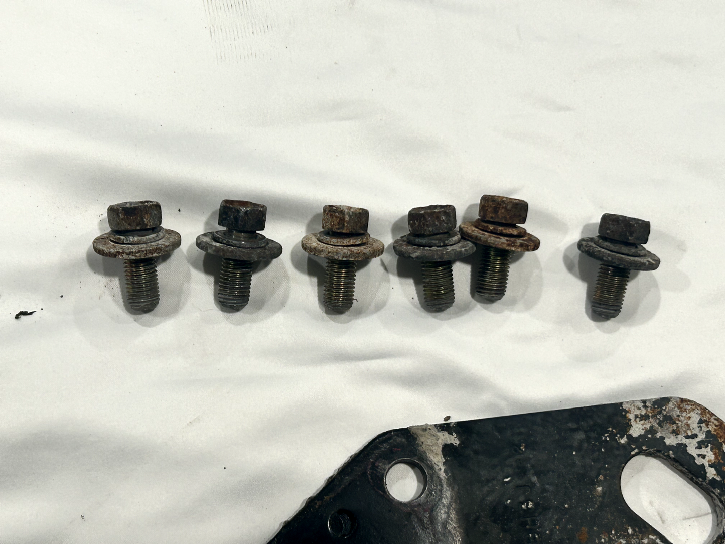 92-95 96-00 Honda Civic Front Left & Right Lower Tow Hook W/ Bolts