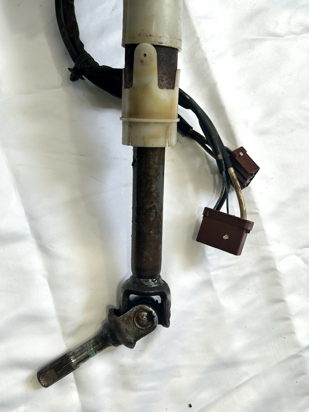 OEM 92-95 Honda Civic SI EG Hatch Steering Wheel & Column Shaft Tilt WITH KEY
