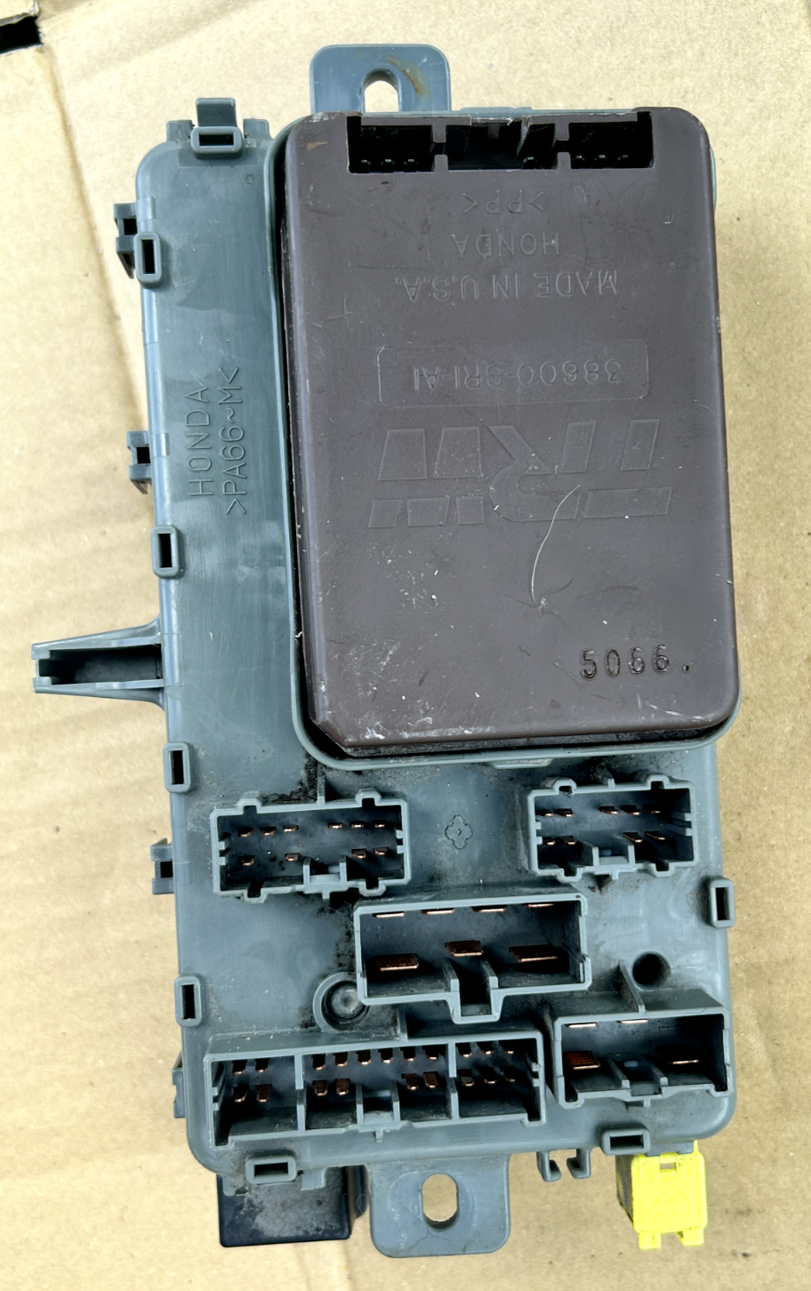 92-95 HONDA CIVIC CX DX SI - INTERIOR CABIN UNDER DASH FUSE BOX RELAY PANEL OEM