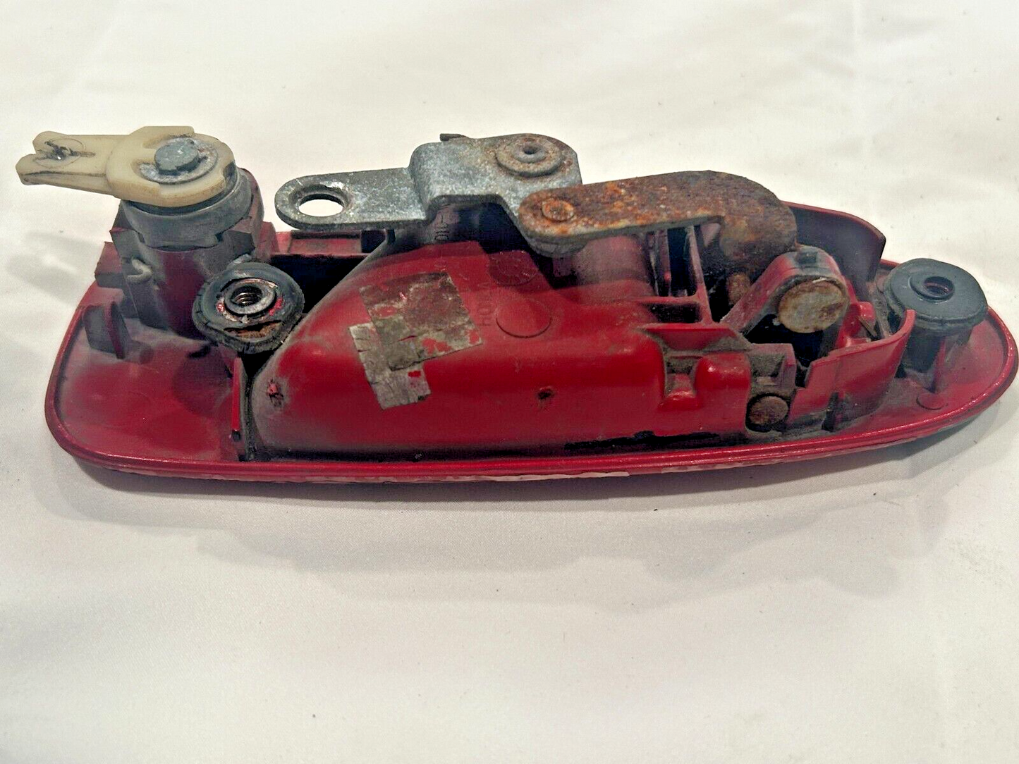 92-94 Honda SI Del Sol OEM Civic Red Hatch Exterior Front Driver Door Handle