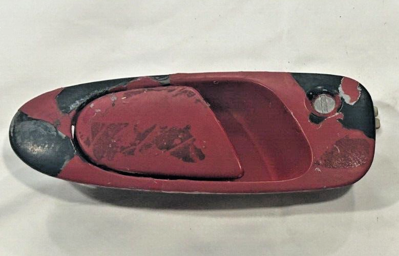 92-94 Honda SI Del Sol OEM Civic Red Hatch Exterior Front Driver Door Handle