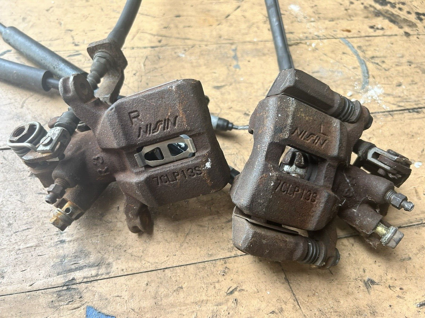 92-00 Honda Civic 94-01 Acura Integra Rear DISC BRAKE Swap CONVERSION Set Ek Eg