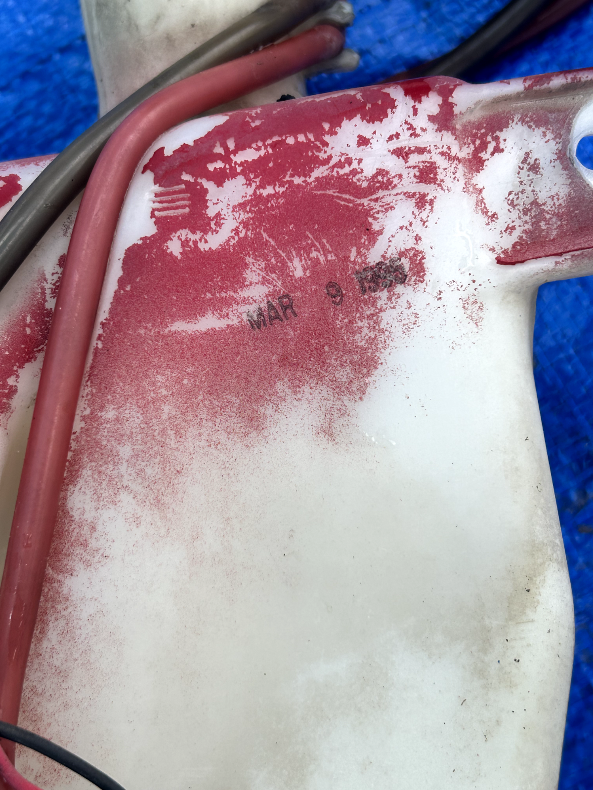 92-95 Honda Civic Windshield Wiper Fluid Reservoir Bottle Tank OEM w/ Hardwear