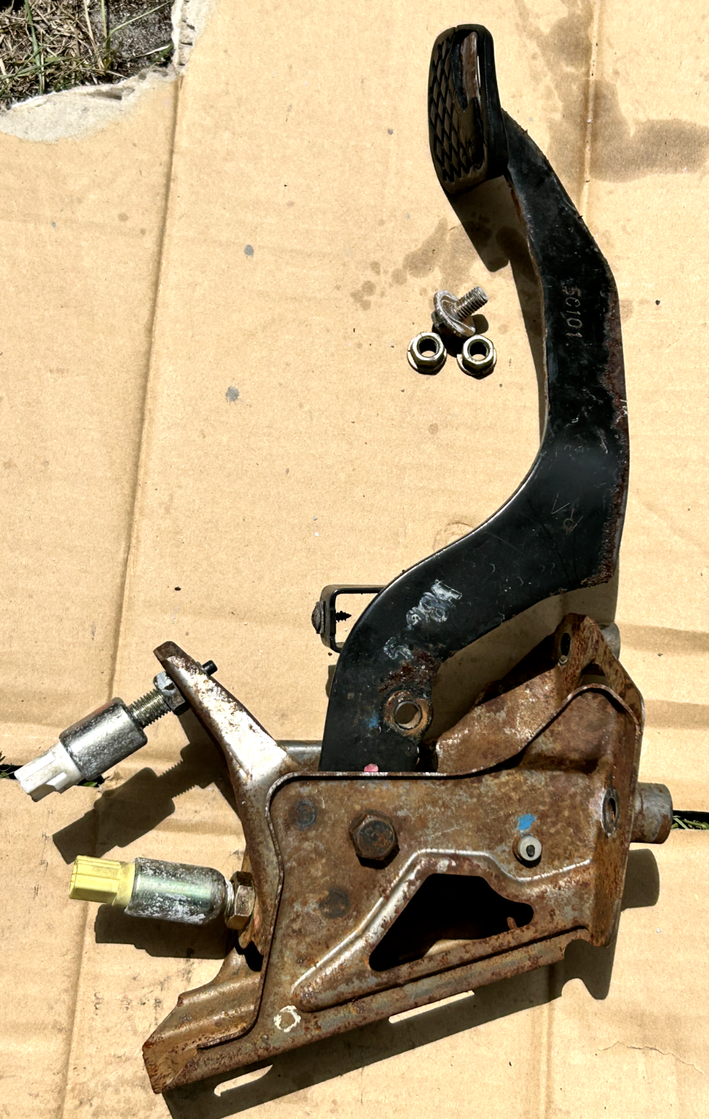 92-95 Honda Civic Manual Pedal Assembly - Accelerator Brake Clutch OEM