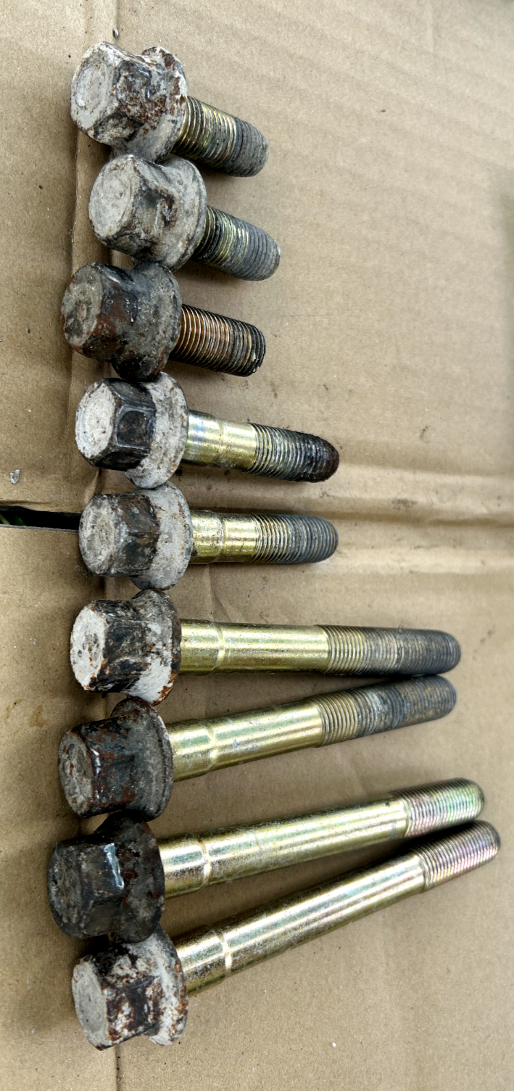 92-95 Honda Civic EG OEM Front Subframe Crossmember K Frame Bolts