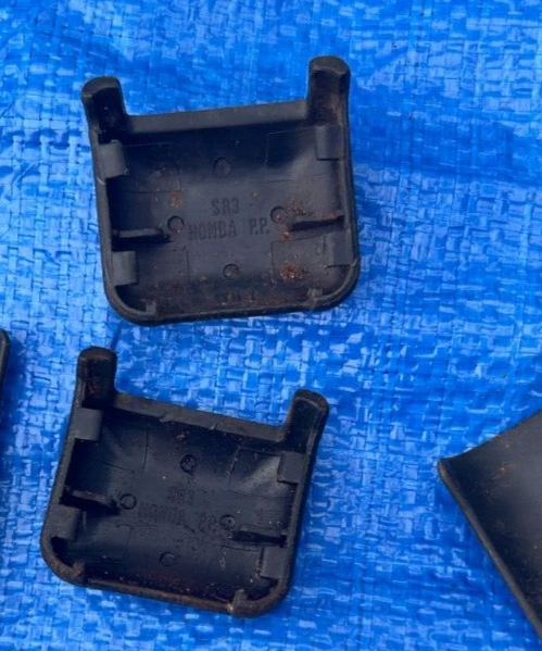 92-95 Honda Civic Front Seat Bolt Cover Black SR3 Trim
