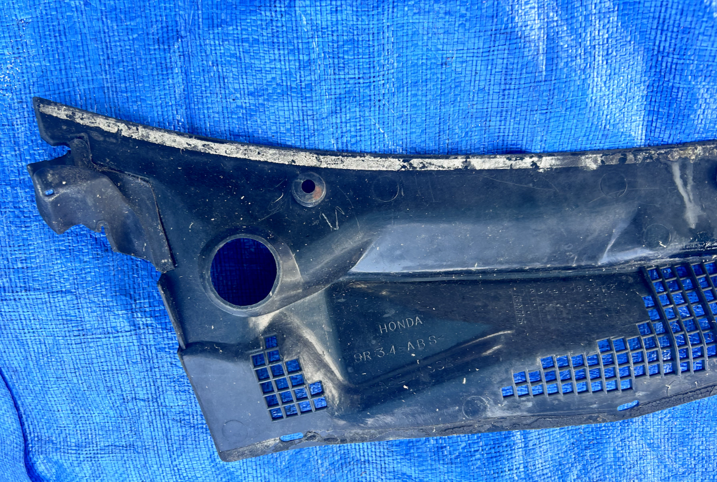 92-95 OEM HONDA CIVIC SI EG COUPE HATCH - WINDSHIELD WIPER COWL TRIM PLASTIC