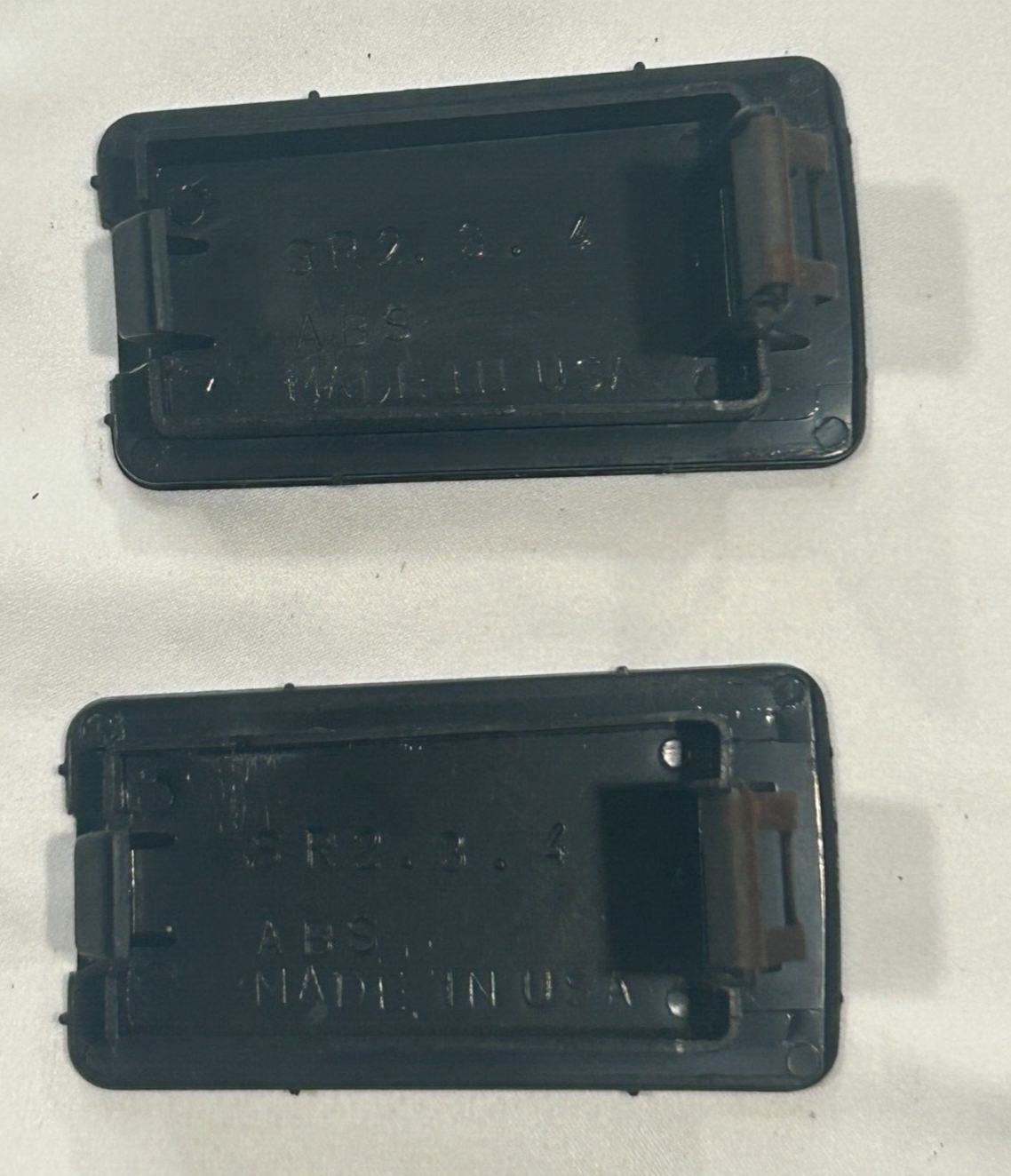 92-95 HONDA CIVIC SI SIDE DASH BOLT COVER PLUG LID INSERT LEFT RIGHT SET BLACK