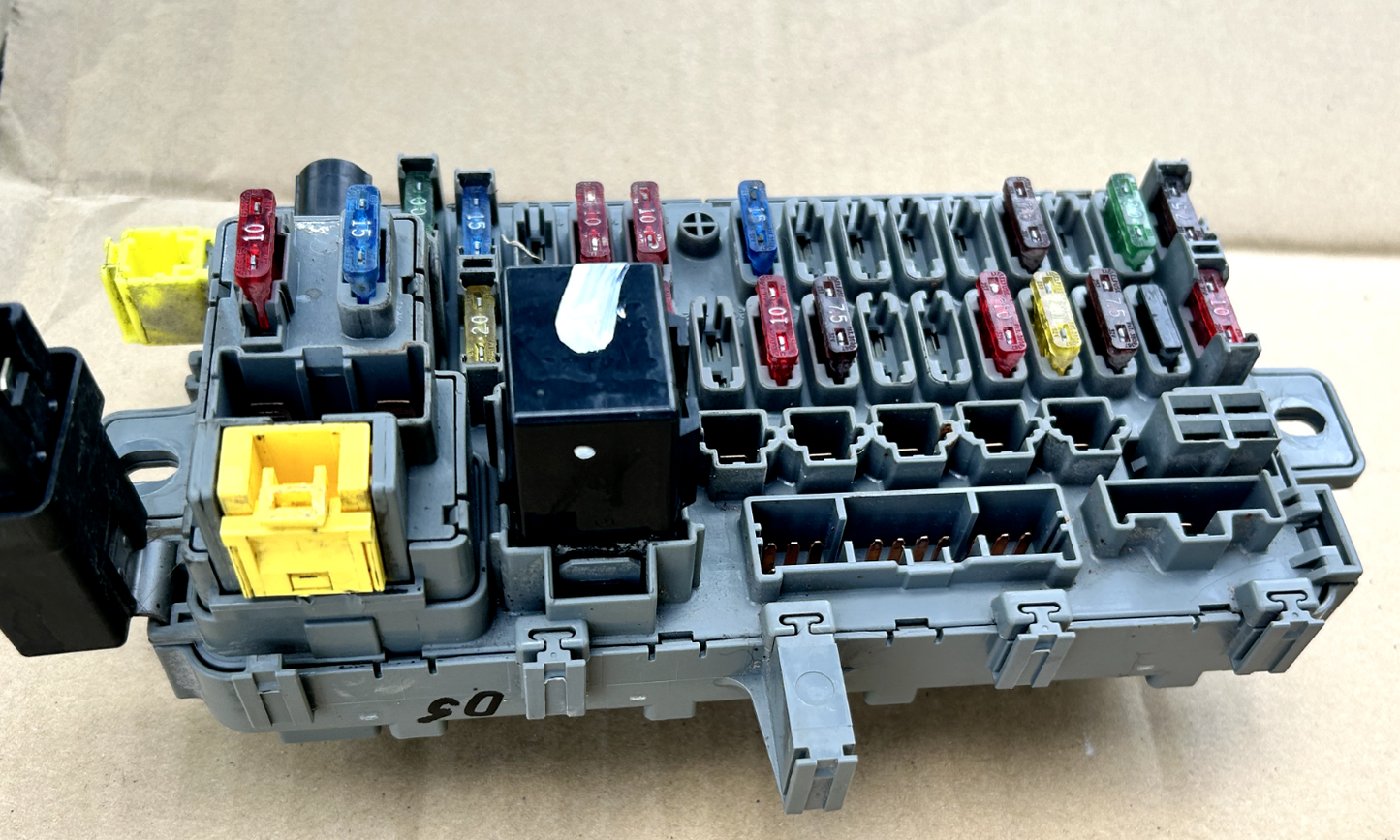 92-95 HONDA CIVIC CX DX SI - INTERIOR CABIN UNDER DASH FUSE BOX RELAY PANEL OEM