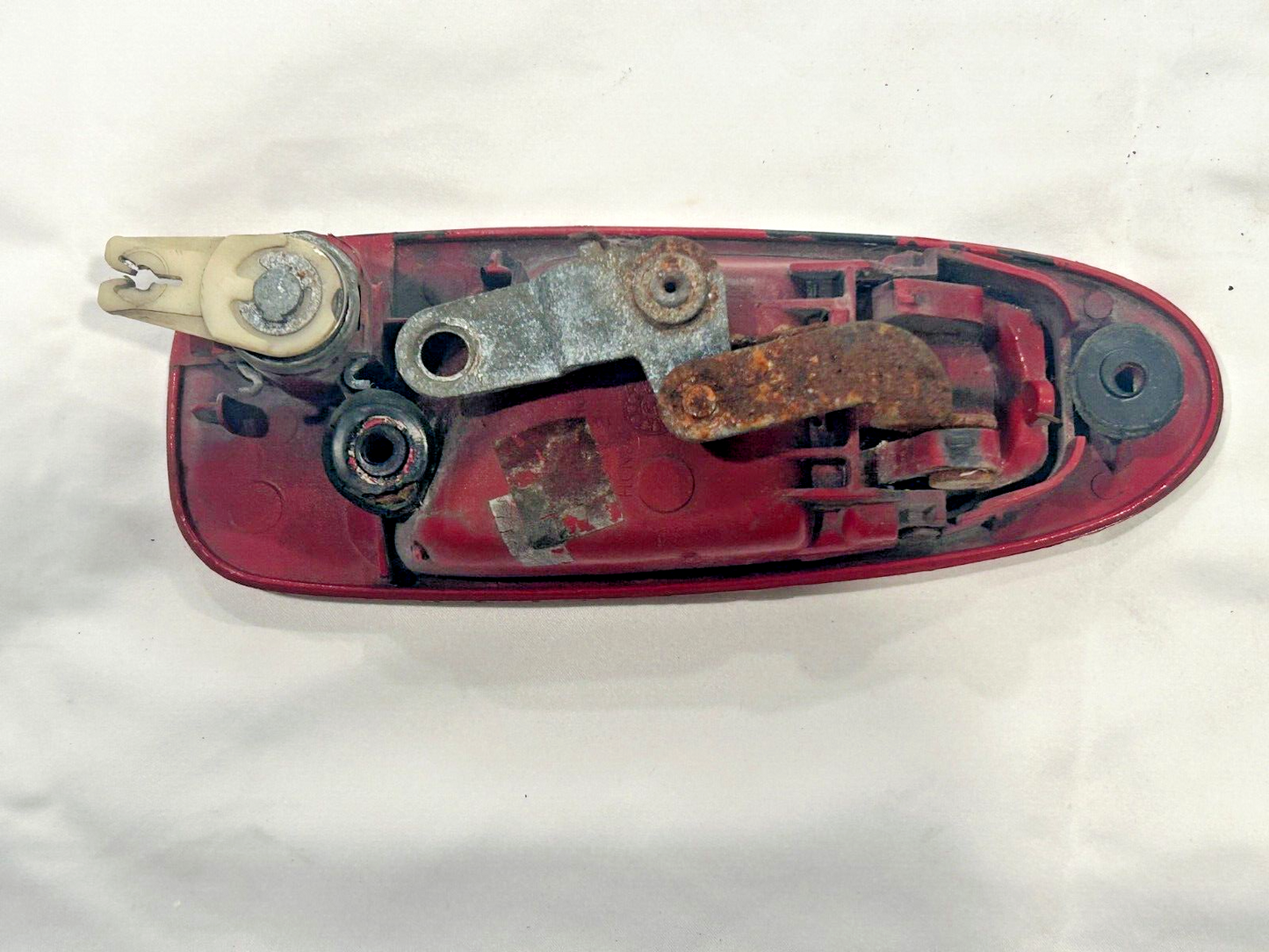 92-94 Honda SI Del Sol OEM Civic Red Hatch Exterior Front Driver Door Handle