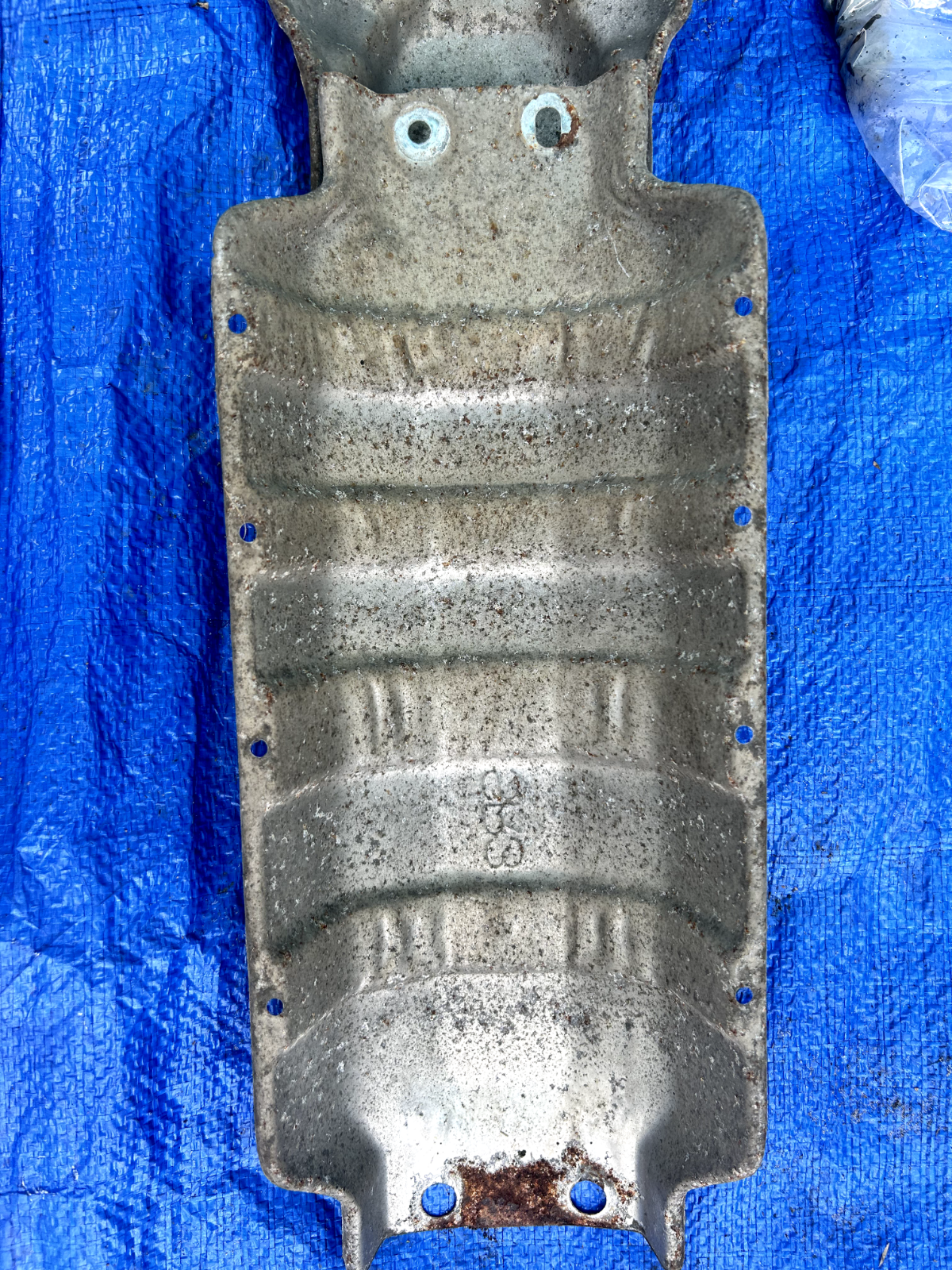 92-95 OEM Honda CIVIC Hatch SiR EG5 EG6 exhaust heat shield baffle mid pipe