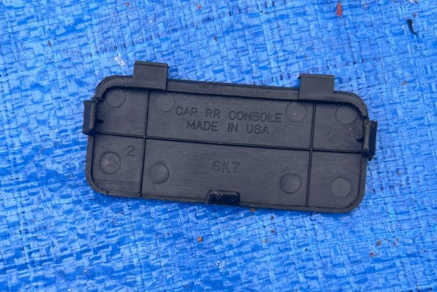 92-95 Civic Rear Center Console Screw Cover Cap Lid Hole Filler Trim Bezel
