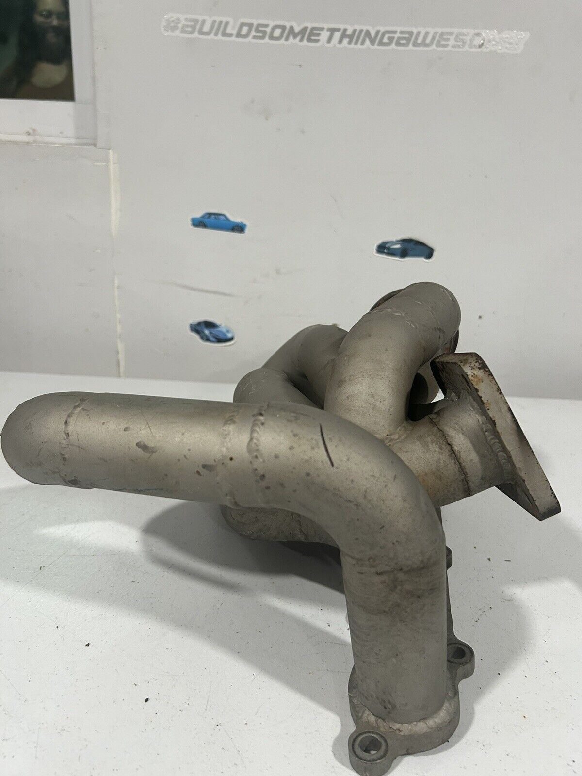 T4 Twin Scroll Turbo Manifold Single 60mm V Band For 00-09 Honda S2000 -cracked