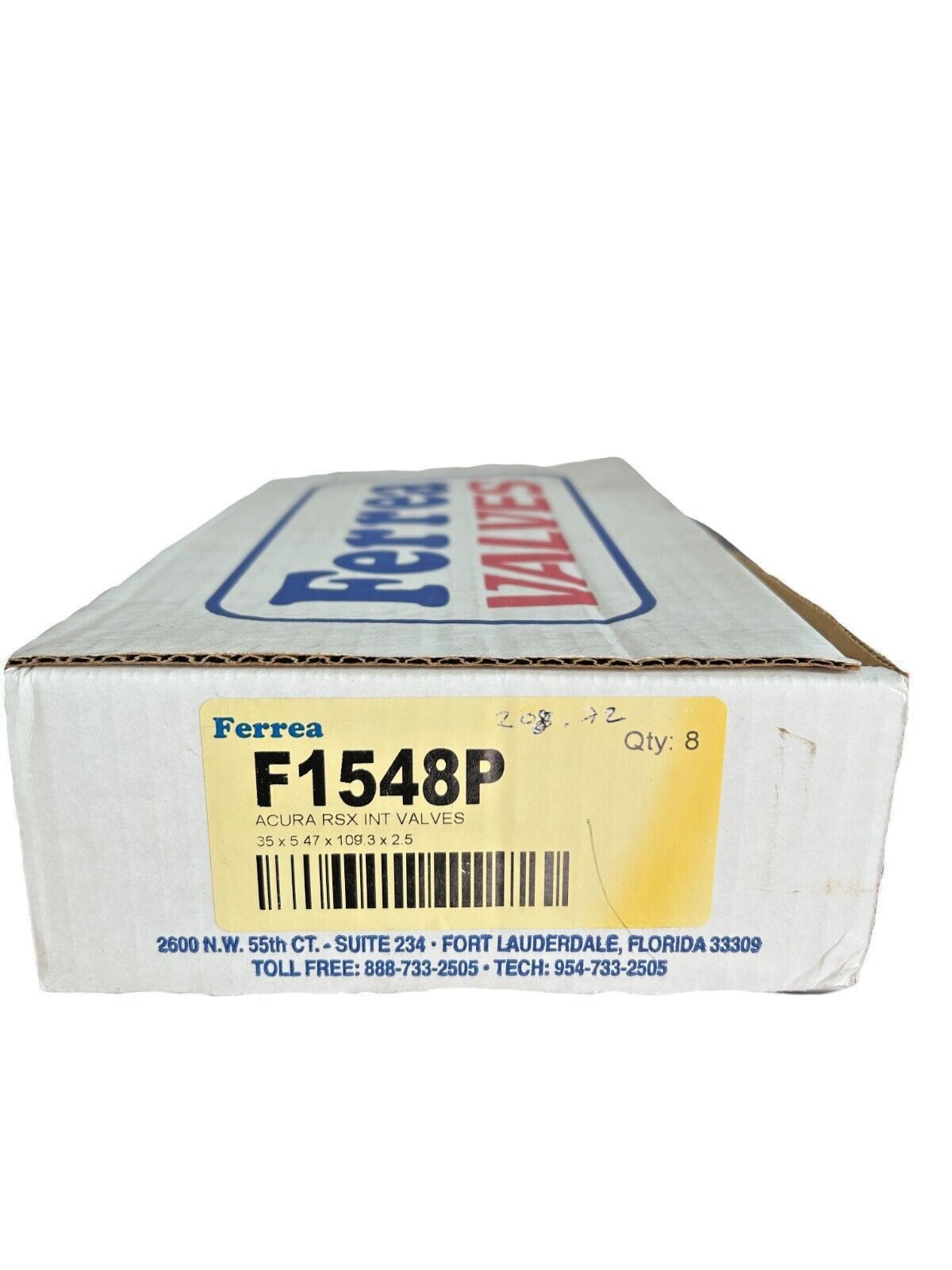 Ferrea Competition Plus Intake Valves 35mm F1548P STD K20 K20A2 K20Z1 RSX Acura