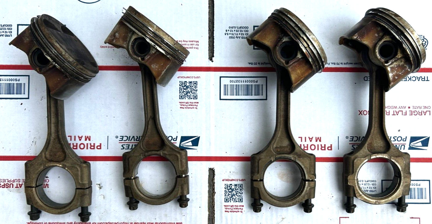 Used 04-08 Acura TSX Pistons & Rods. RBB Standard size 87mm. SET OF 4