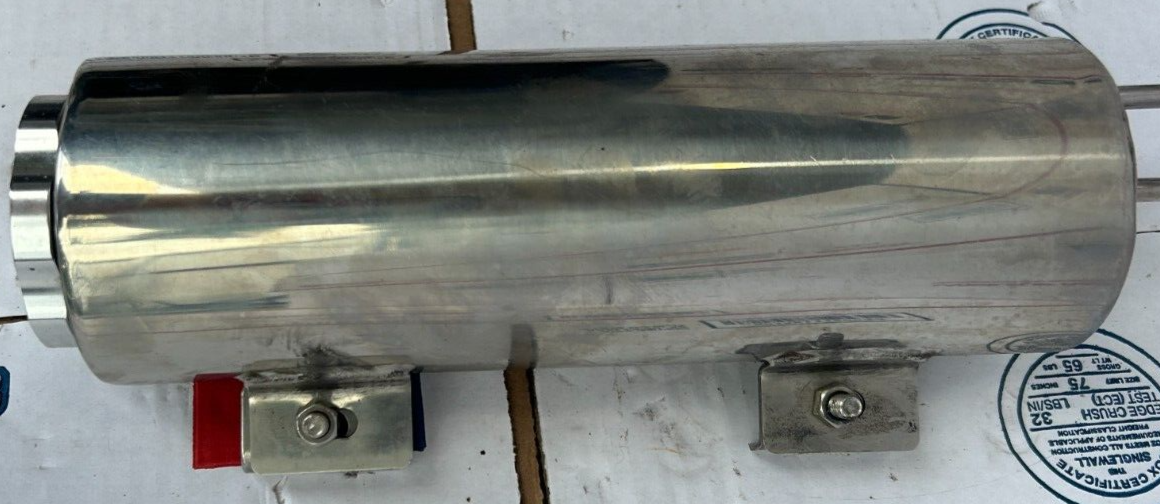 Universal Aftermarket Reservoir Tank Overflow Can Polished Aluminium 1L