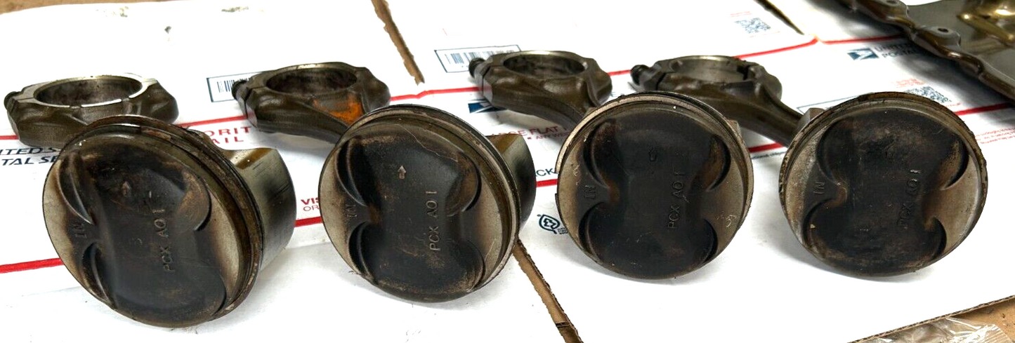Honda S2000 AP1 2001 F20c PISTON AND ROD SET OF 4- 13050-PCX-A00 / 13020-PCX-A01