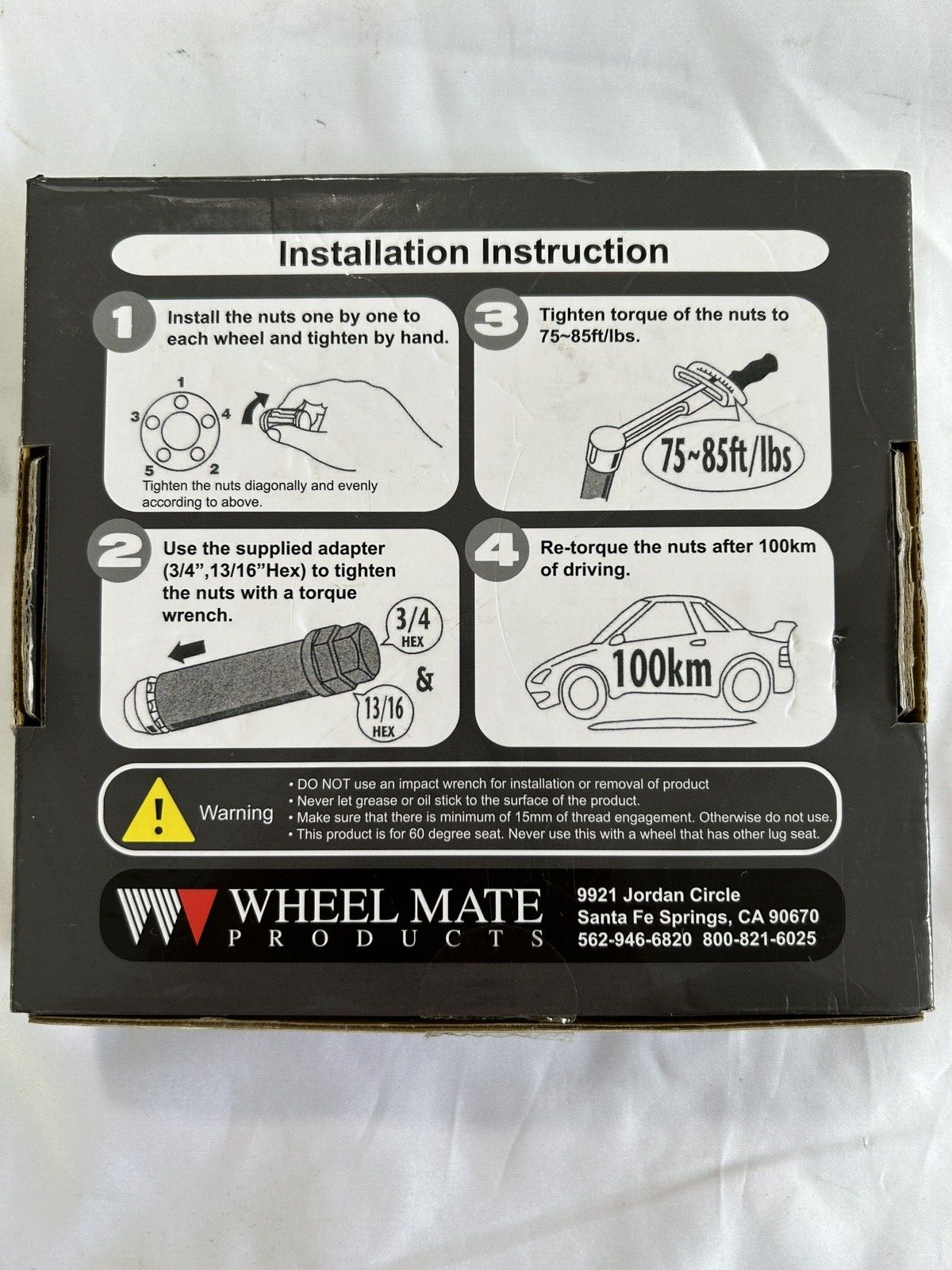 Muteki 32926BP SR35 Series Black 12mm x 1.5" Thread Size Closed End Lug Nut