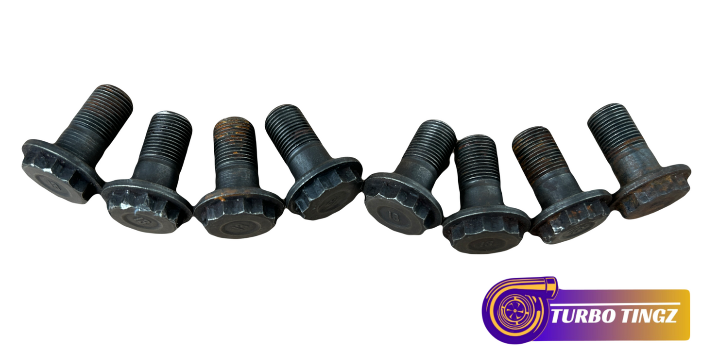 00-09 HONDA S2000 - F20C1 F22C1 - FLYWHEEL BOLT SET BOLTS HARDWARE - OEM