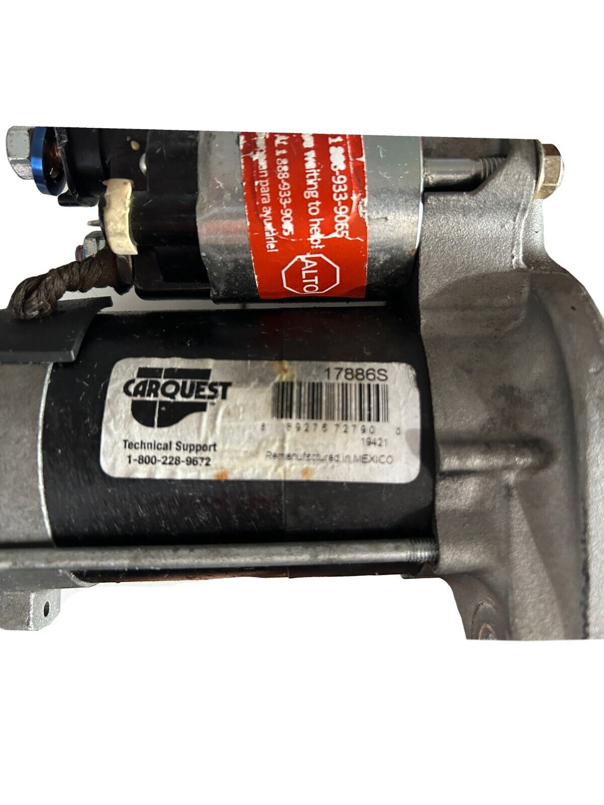 Starter Motor CARQUEST 17886S Reman fits 02-06 Acura RSX