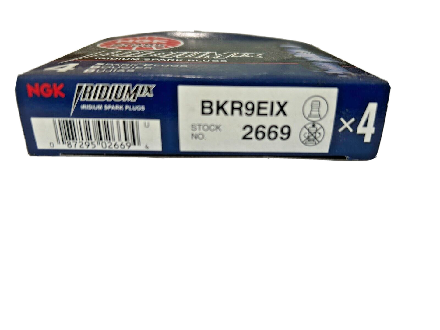 NGK Iridium IX Set of 4 Spark Plugs BKR9EIX / 2669