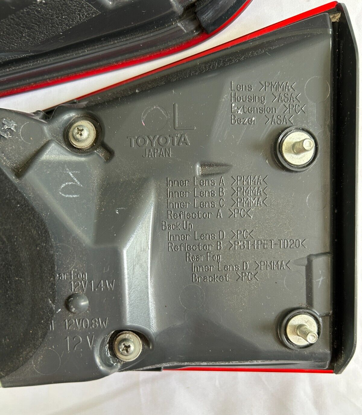 8159030560 Genuine Toyota LAMP ASSY RR LH 81590-30560 BACK UP LIGHTS