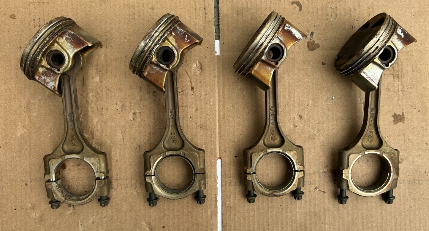 Used 04-08 Acura TSX Pistons & Rods. RBB Standard size 87mm. SET OF 4