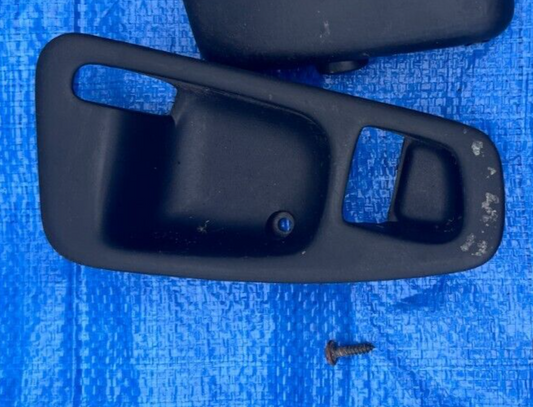 OEM Honda 92-95 Civic SI EG interior door panel door handle lock cover black