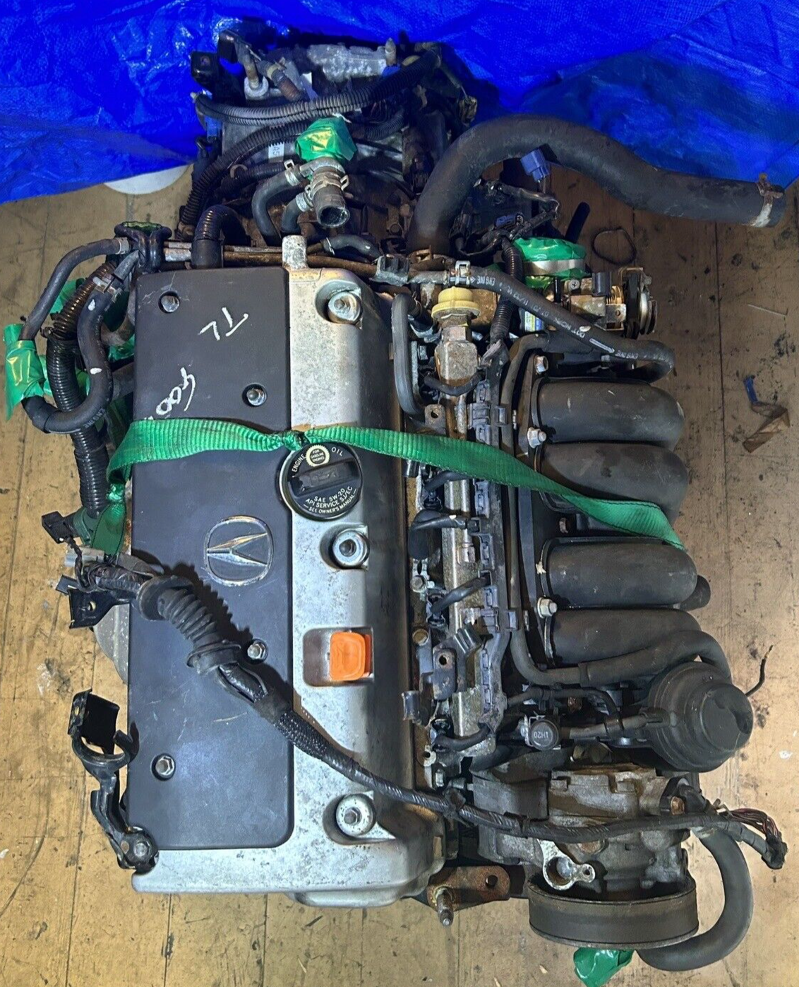 02 Acura Base RSX 2.0L K20A3 Engine & automatic transmission #1222 complete swap