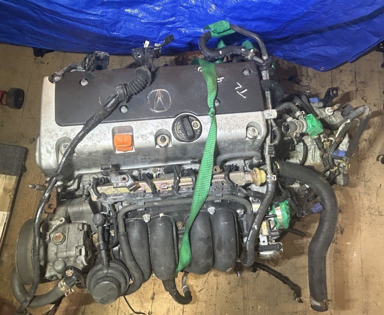 02 Acura Base RSX 2.0L K20A3 Engine & automatic transmission #1222 complete swap