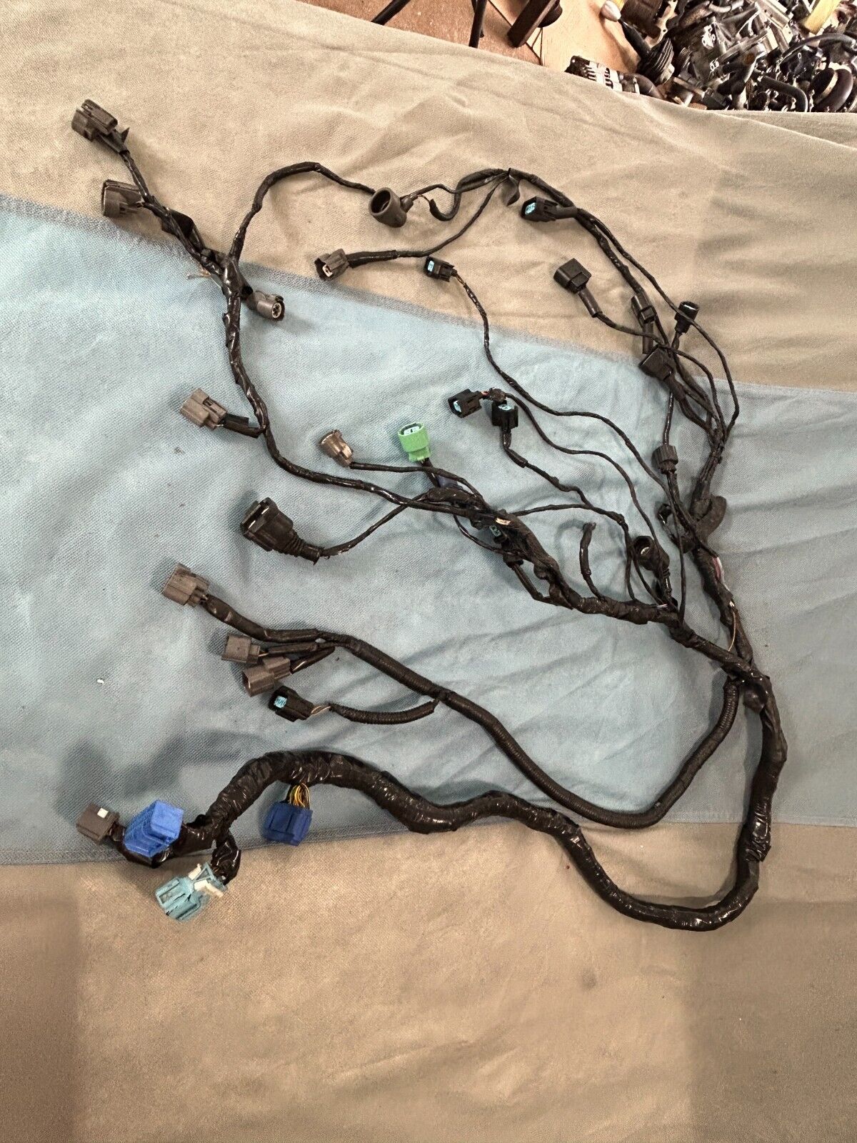 00 01 02 03 04 05 HONDA S2000 OEM COMPLETE ENGINE WIRE HARNESS AP1 CLIPS INTACT