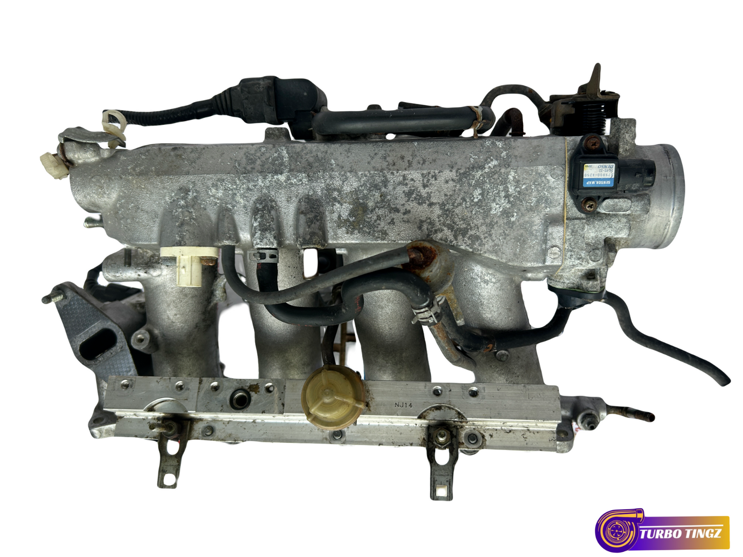 00-03 Honda S2000 Intake Manifold, Throttle Body, Gasket, Fuel Rail and Sensors