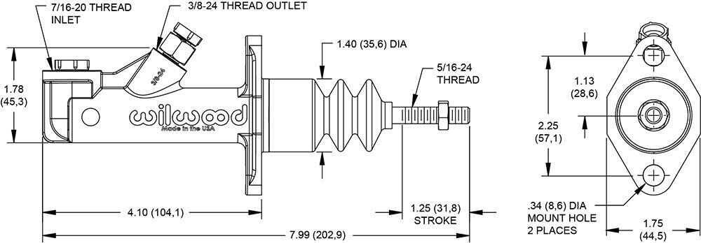 Wilwood Vertical Handbrake Assembly Staging Brake w/ GS Master Cylinder VT,DRIFT