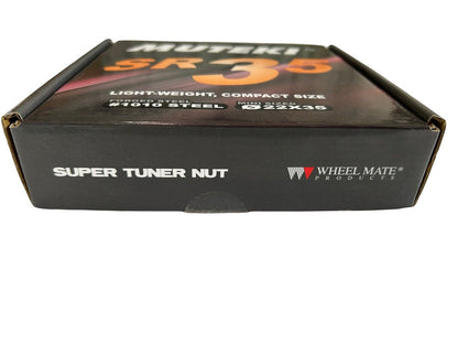 Muteki 32926BP SR35 Series Black 12mm x 1.5" Thread Size Closed End Lug Nut